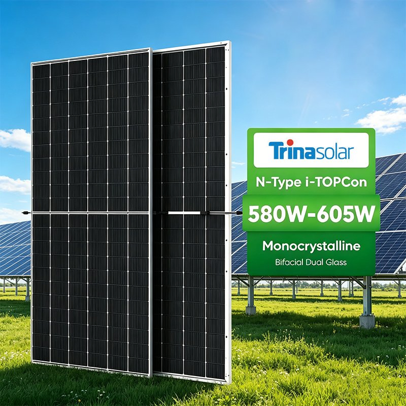 Wholesale Trina Solar Panel 580W 585W 590W 600W 605W Tsm-Neg19RC. 20 Mono Solar Panel or Commercial Rooftop Solar System