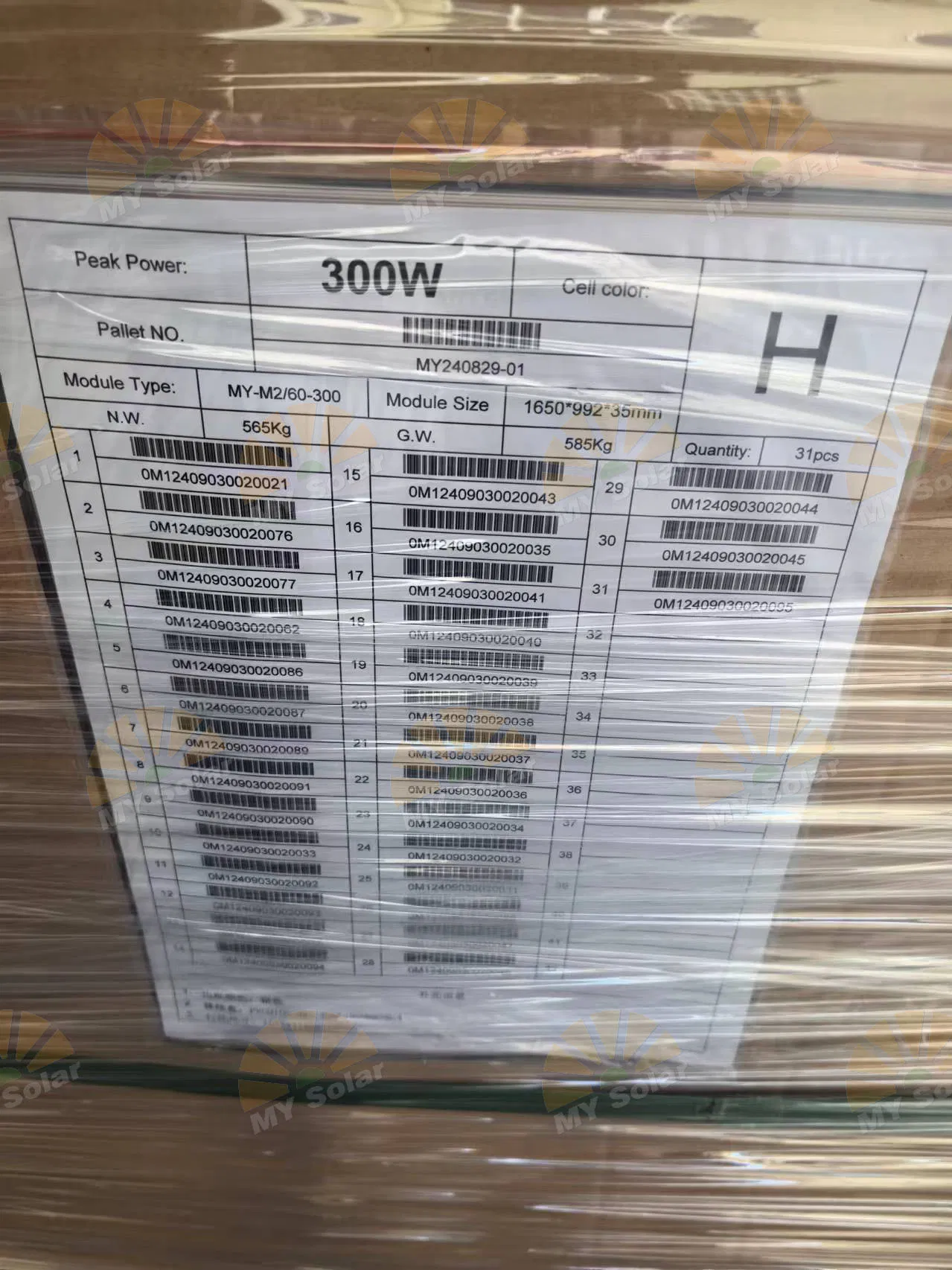 Mypvtech High-Quality 230W 235W 240W Monocrystalline Solar Panels
