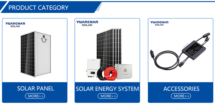 Recommended Solar Categories
