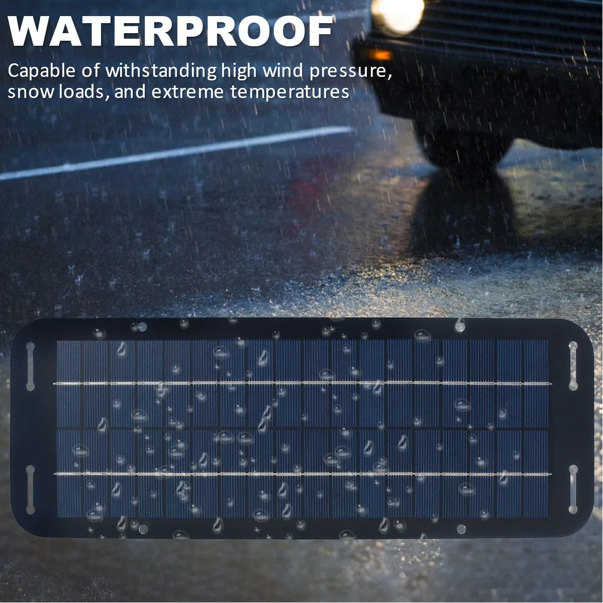 Factory Price Photovoltaic Waterproof Solar Panel 6W 12V Outdoor Solar Panel for RV Boat Motorcycle