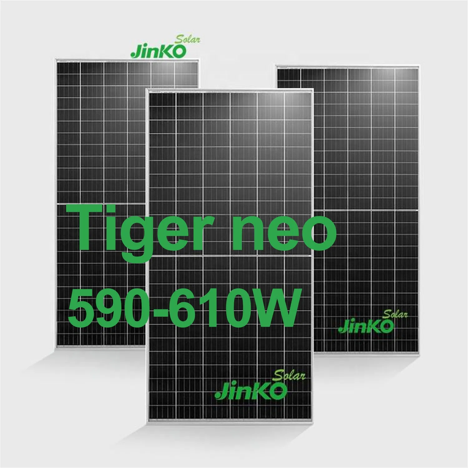 Jinko/Aioties Solar N-Type Half Cell 590W 600W 610W Module Solar Panel