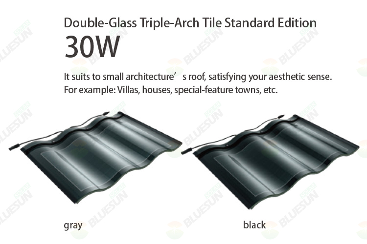 Double-Glass Roof solar tile series