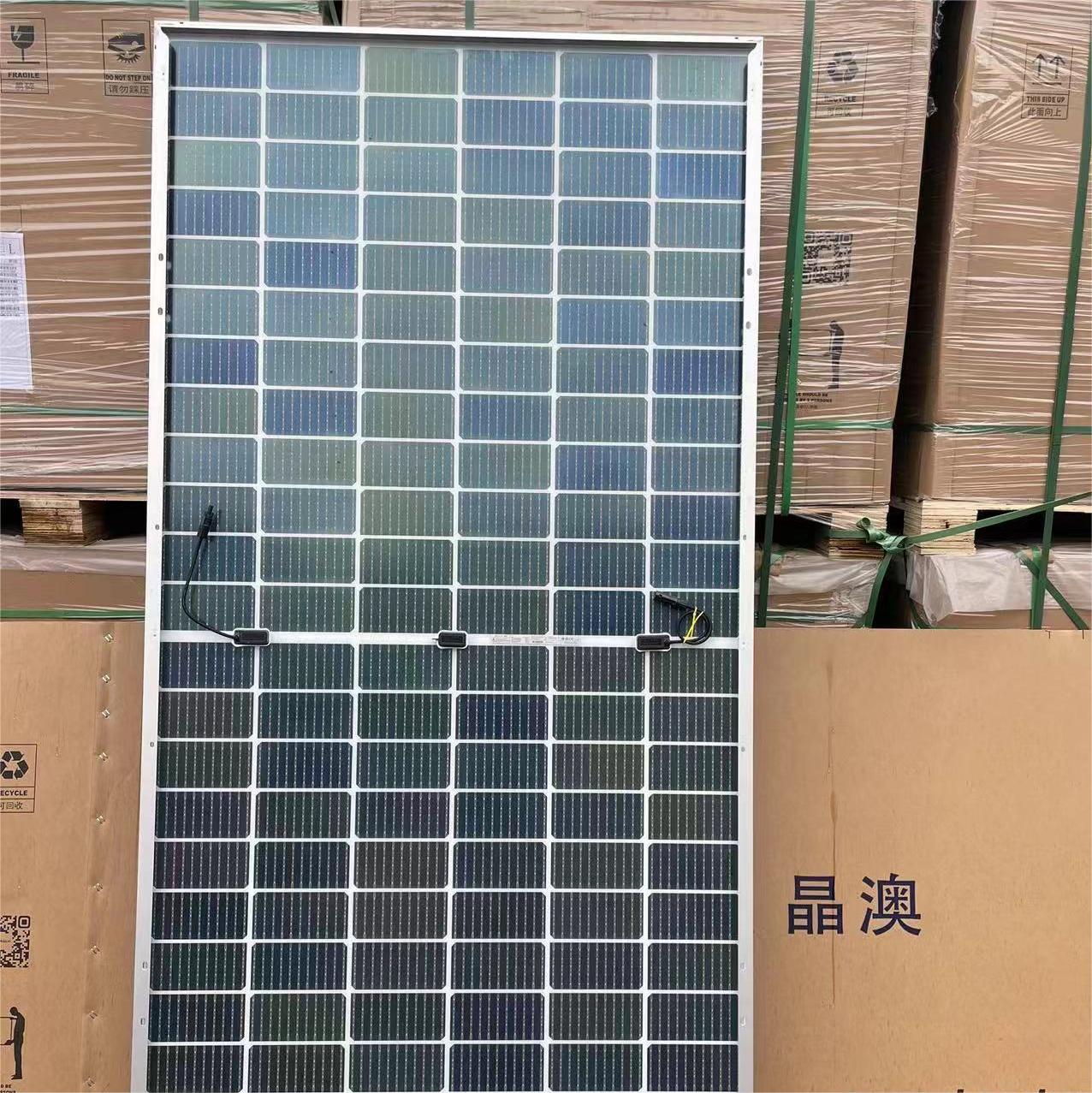 JA Solar Panel 550W to 720W Bifacial PERC Solar Panels with 144 Cells N-Type Front Glass OEM Power in Stock