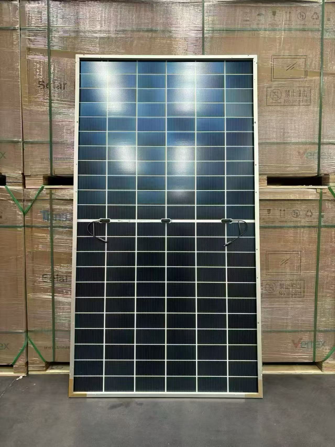 Trina Solar 720W for Bifacial Double Glass Solar Panel with 22.7% Efficiency 210mm Cell Utility Scale PV Module