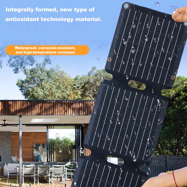 EU Hot Selling 21W 30W 60W Foldable Flexible Waterproof Solar Panels Portable Energy Storage Solar Panel