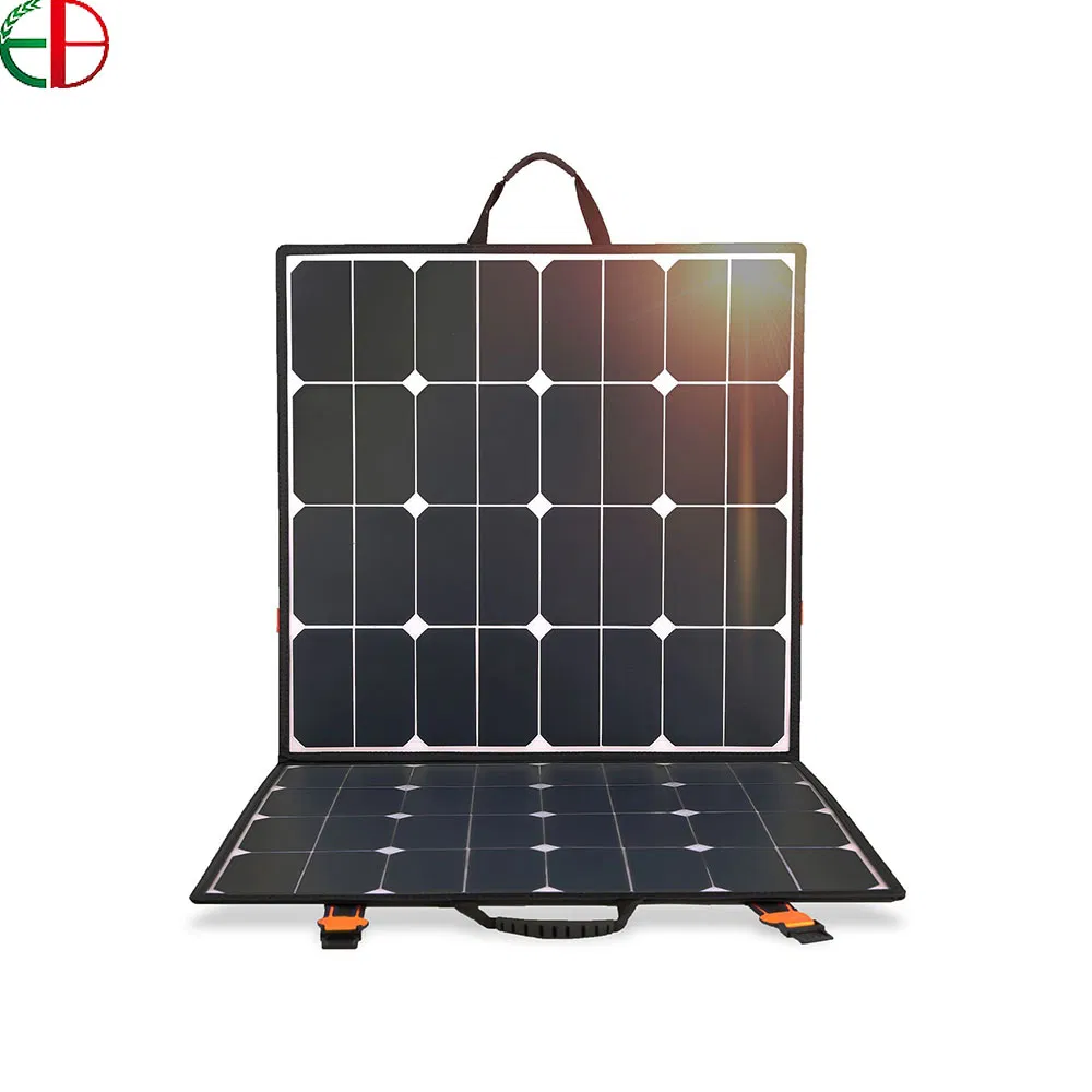 TUV, CE, SGS Half Cell Poly PV Fold Flexible Black Monocrystalline Polycrystalline Module Mono Industry Use Solar Energy Power Panel with 15 Years Warranty