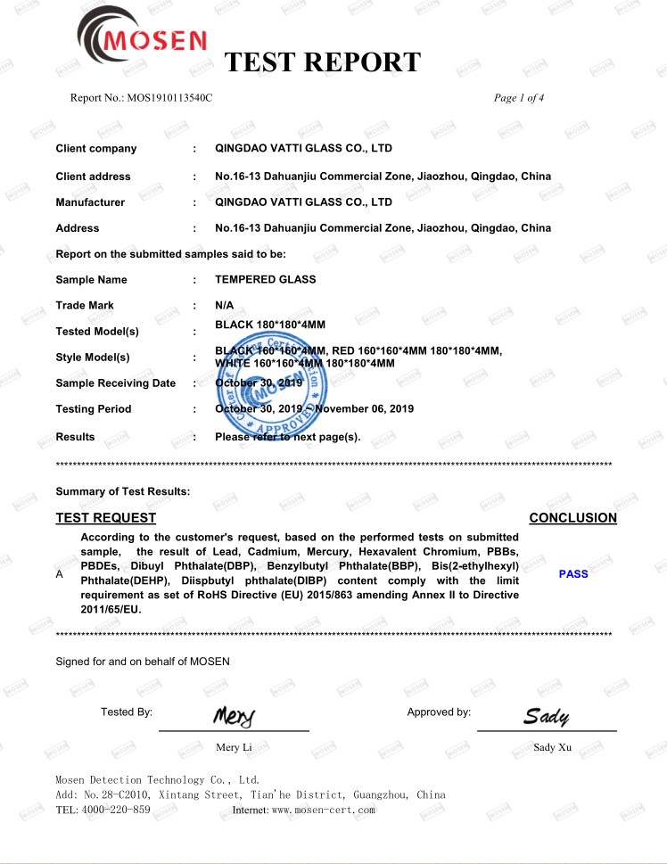 Quality Standard Doc 1