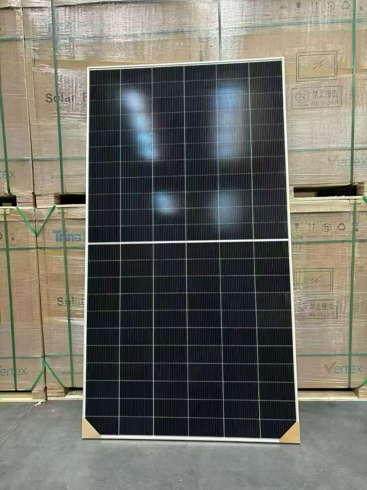 Trina Solar 720W for Bifacial Double Glass Solar Panel with 22.7% Efficiency 210mm Cell Utility Scale PV Module