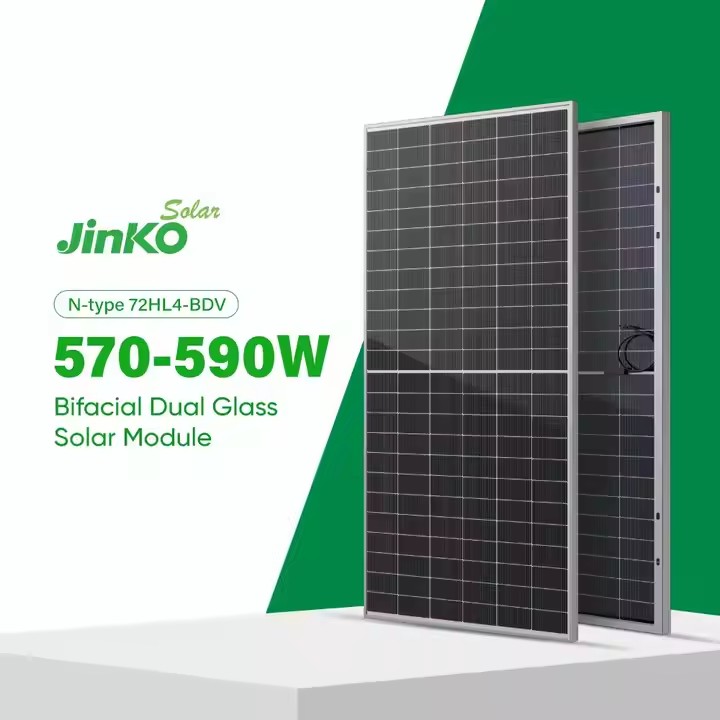 Jinko Tiger Neo N Type JKM585N-72HL4-BDV Bifacial 570W 575W 580W 585W Bifacial Solar Panel New Arrival in China