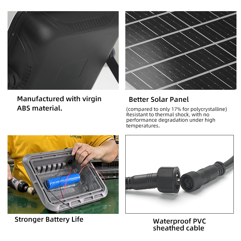 High Brightness Solar Flood Light 100W 200w 300w Intelligent Control Waterproof IP65 Outdoor Solar Flood Lighting