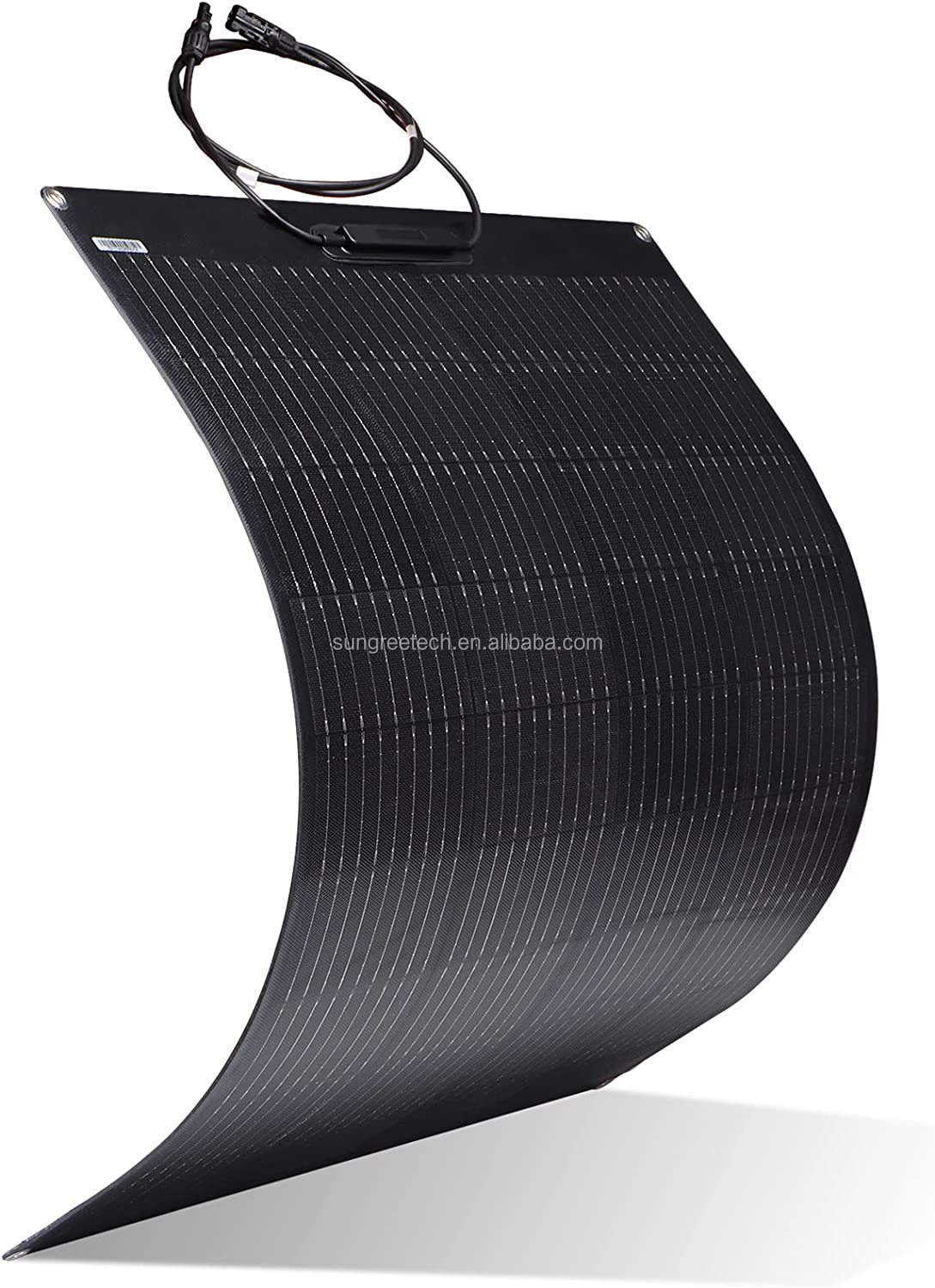 Semi Flexible Solar Panel 100w Monocrystalline Waterproof 12V Charger