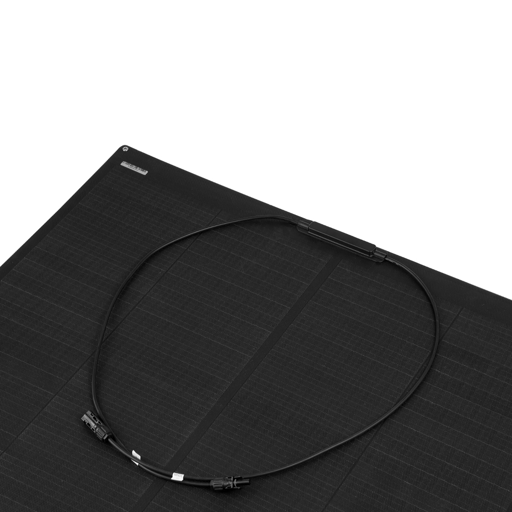 Outdoor 2mm Thin Film RV Marine 200W ETFE 12V Shingled Flexible Solar Panel