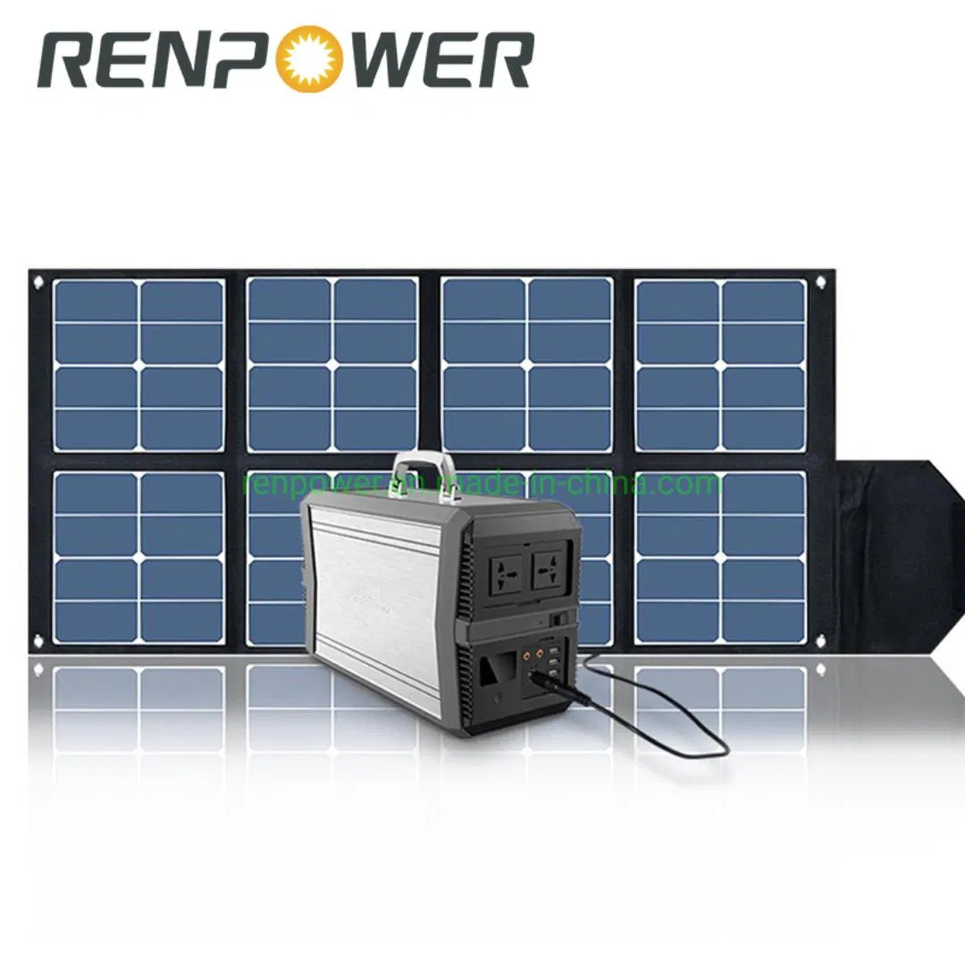 60W Waterproof Foldable Solar Panel for Laptops Cell Phones Solar Generators 12vbatteries