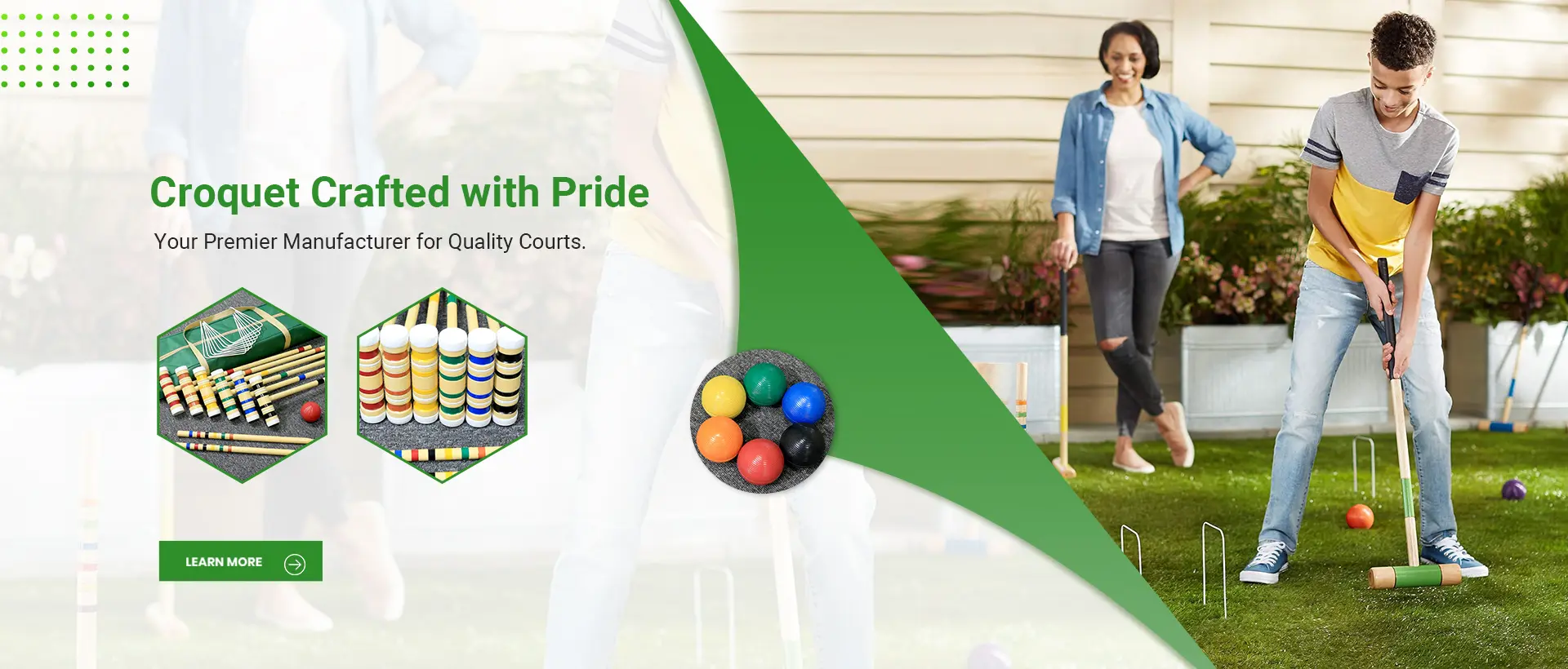 Premium Wooden Sports Equipment Manufacturer - Croquet Sets and Outdoor Games