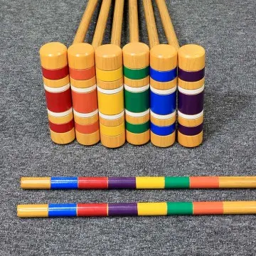 Classic Croquet Set With Mallet And Ball For Beginners - Complete And Durable