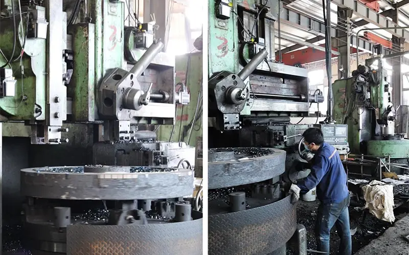 Cast iron pouring process at Hanhai metallurgy facility