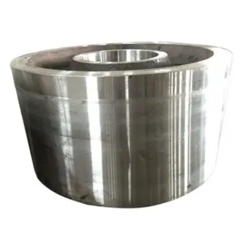 Industrial casting support roller for large scale rotary machinery