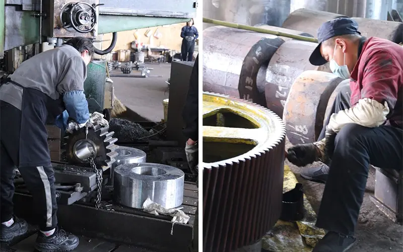 Hanhai steel casting molding and quality inspection
