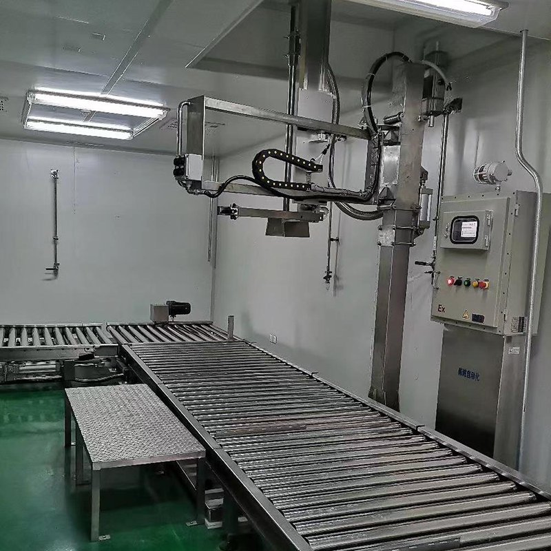 200L IBC Rocker Arm Pharmaceutical Labeling Filling Machine with High-Precision Weighing