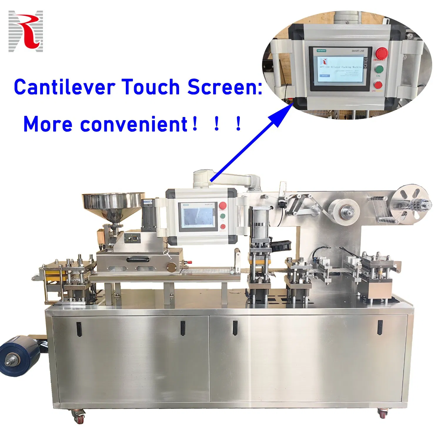 Automatic Pharmaceutical Pill Packaging Machine Tablet Capsule Blister Packing Machine