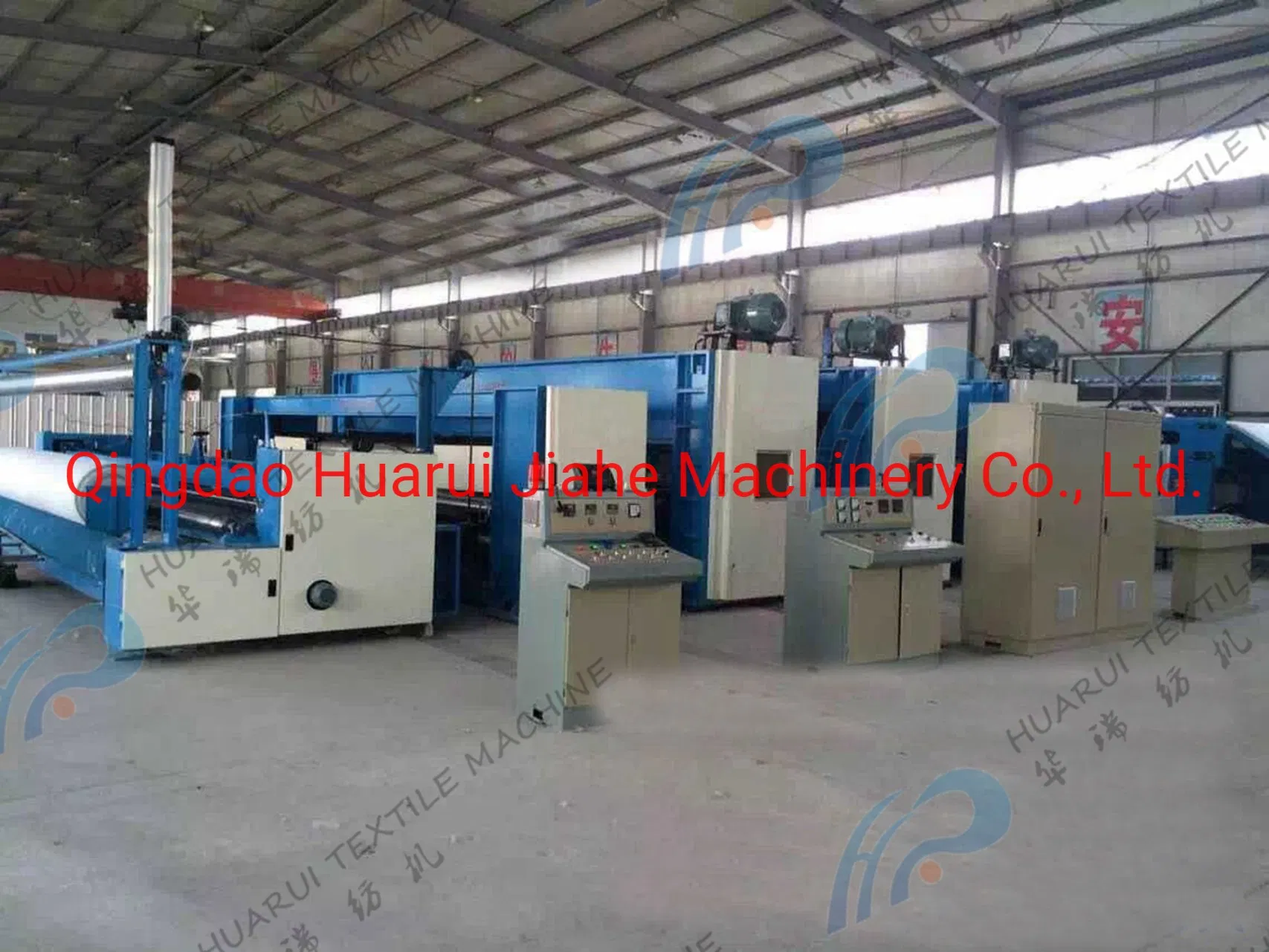 Nonwoven Fabric Production Line Machinery for Nonwuwen, Non Woven Product, Machinery for Nonwuwen Production Wata Textile Instrument Napkin Pad Making Machine,