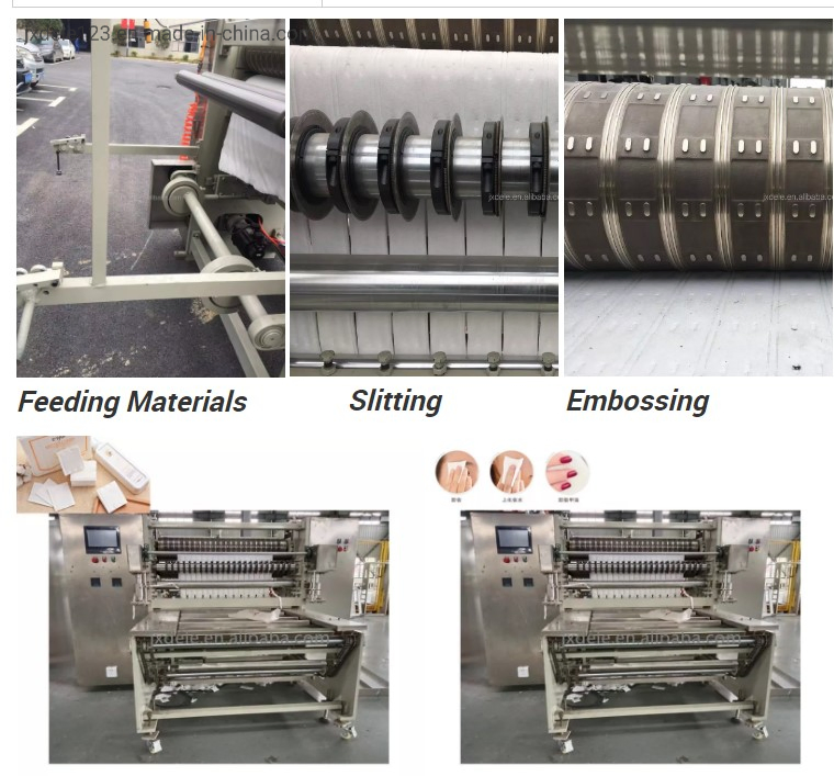 Update Non-Woven Organic Cotton Pad Machine Disposable Rectangle/Square Makeup Remover Cotton Pads Making Machine