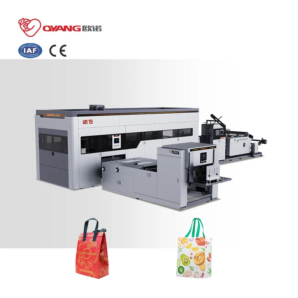 Non-Woven Zipper Fabric Tote Date Covering Protection Reusable Bags Product Making Machine