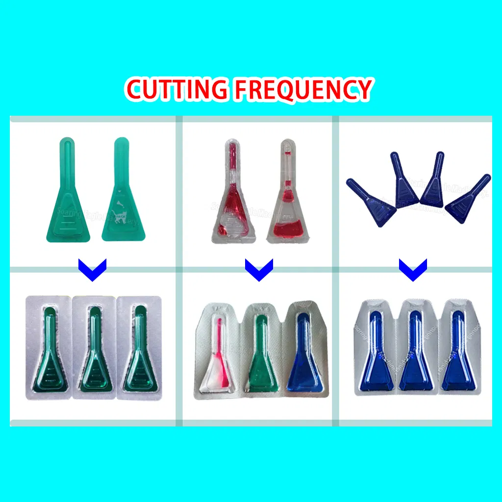 Pet Products Medicine Medical Pet Drops Internal and External Combination Blister Packaging Machine Pet Medical Shampoo Shower Gel Bister Packaging Machine