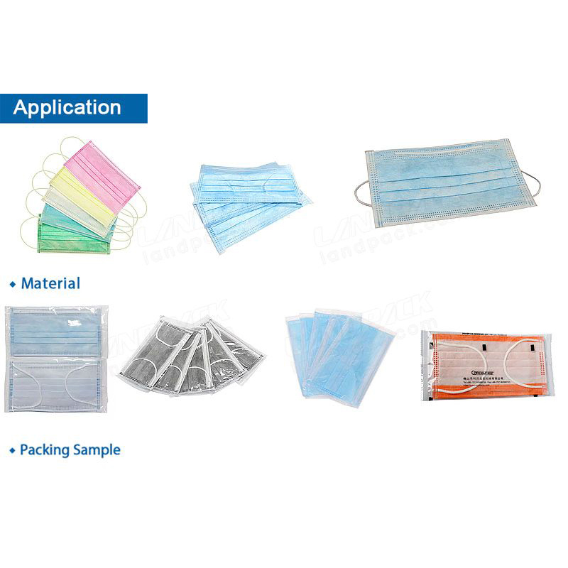 Automatic Single Piece Disposable Surgical Face Mask Packing Machine