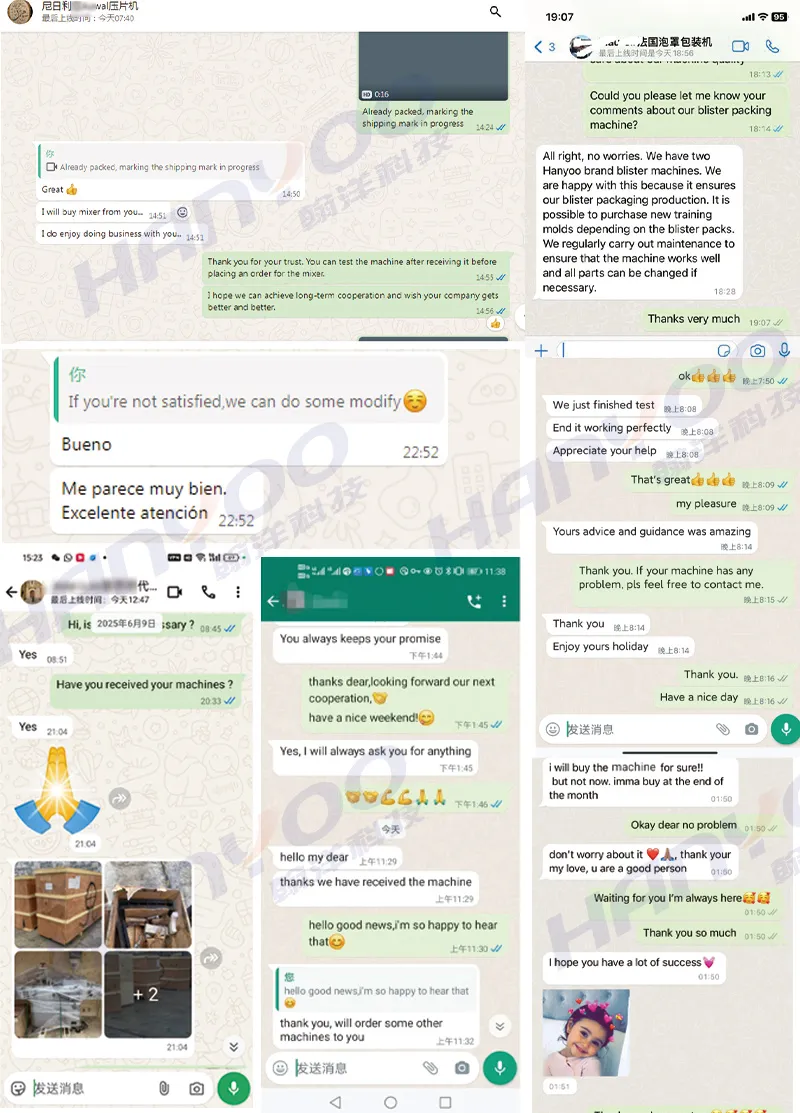 Product Specifications Chart