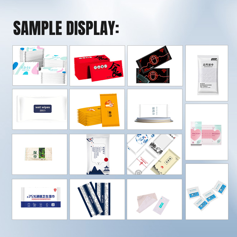 GMP-Compliant Wet Wipes Packing Machine for Alcohol Swabs &amp; Medical Disinfectant Wipes - Sterile Single-Unit Packaging Line for Antiseptic Cotton Pads