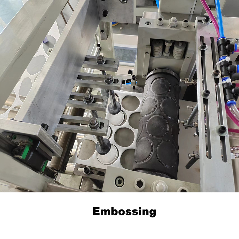 Customised Automatic Disposable Makeup Remover Cotton Pads Cutting Making Machine