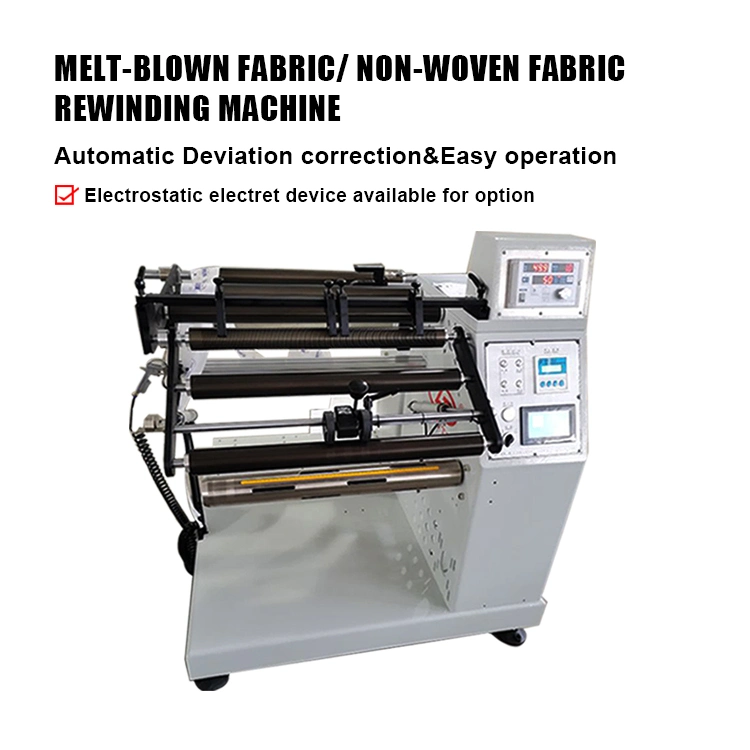 Paper Plastic Film Nonwoven Fabric Medical Gauze Automatic Roll to Roll Edge Control Rewinding Machine