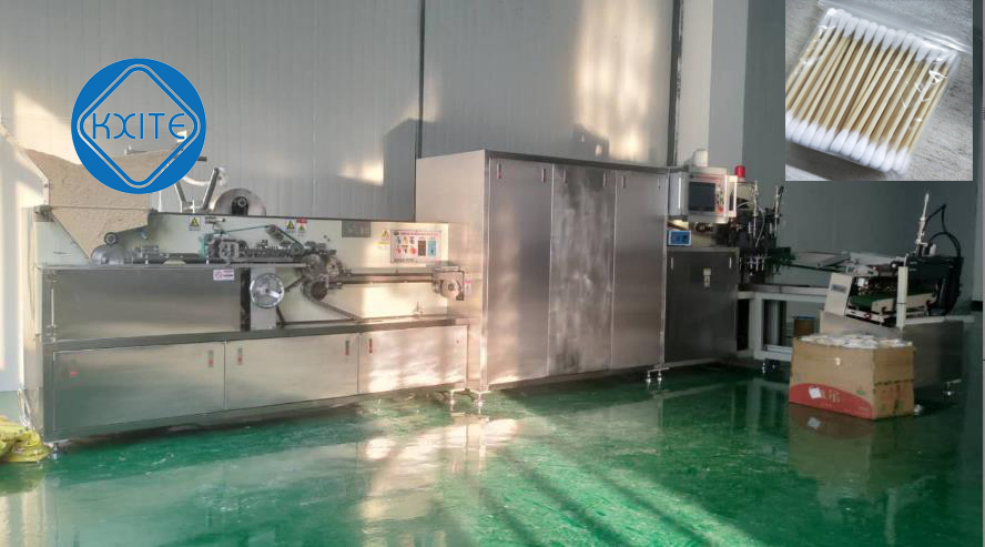 High Speed Medical Alcohol Swab Forming Machinery Production Line Cotton Swab Making Machine