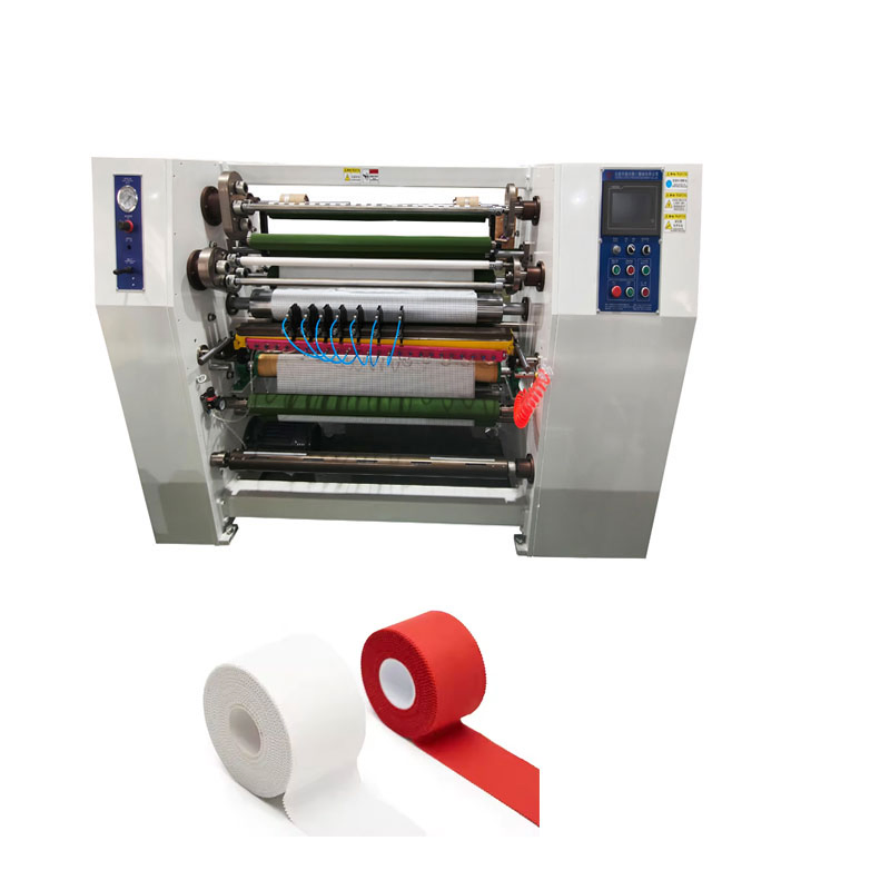 Form Underwrap Bandage Medical Plaster Slitter Machine
