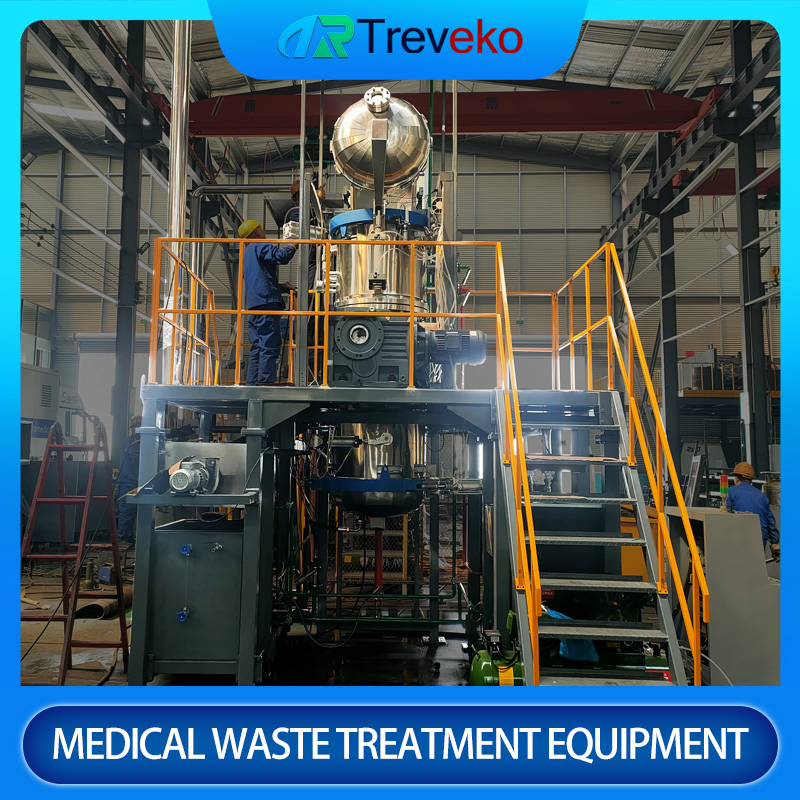 Safe Automated Vertical Steam Sterilization Equipment for Hazardous Medical Waste Management
