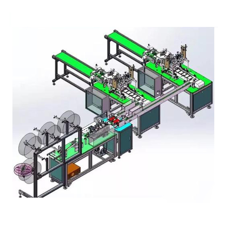 Kf94 Flat Folded Mask Automatic Surgical Face Mask Machine Price