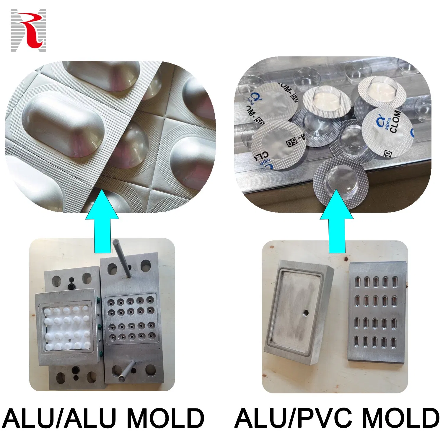 Automatic Pharmaceutical Pill Packaging Machine Tablet Capsule Blister Packing Machine