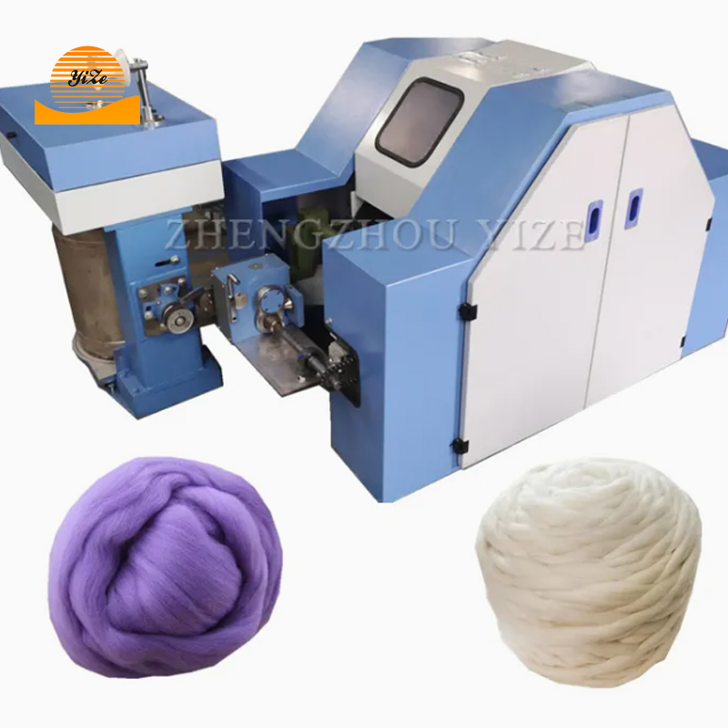 Small Polyester Fiber Absorbent Cotton Sheep Wool Yarn Spinning Combing Carding Machine