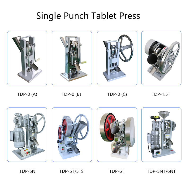Tdp5n Single Punch Automatic Candy Handheld Wholesale Pharmaceutical Tablet Pill Press Making Maker Machine
