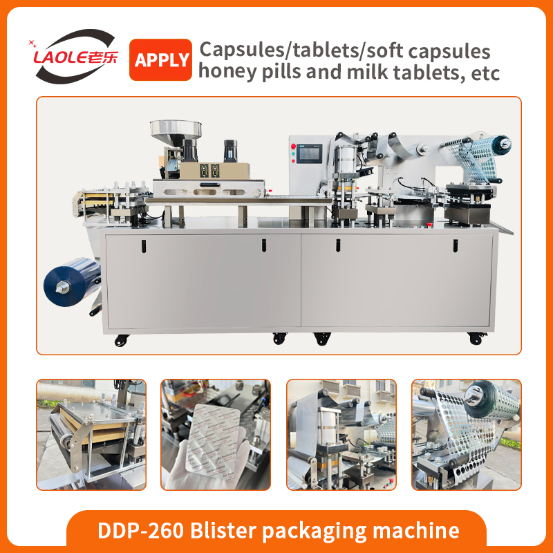 Dpp-260 Single Capsule Capsule Tablet Aluminum Foil Sealing Blister Packaging Machine