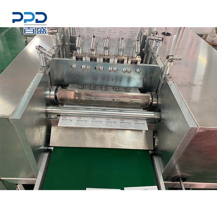High Speed 6lanes Alcohol Prep Pad Povidone Iodine Prep Pad Screen Cleaning Pad Alcohol Tampon Bzk Antiseptic Swab Packaging Machine