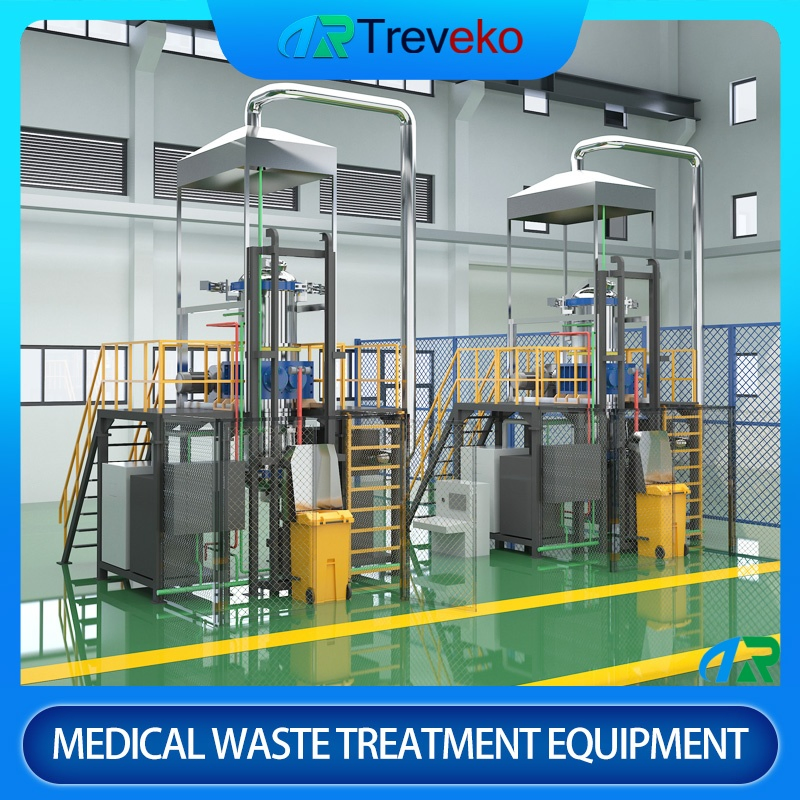 Safe Automated Vertical Steam Sterilization Equipment for Hazardous Medical Waste Management