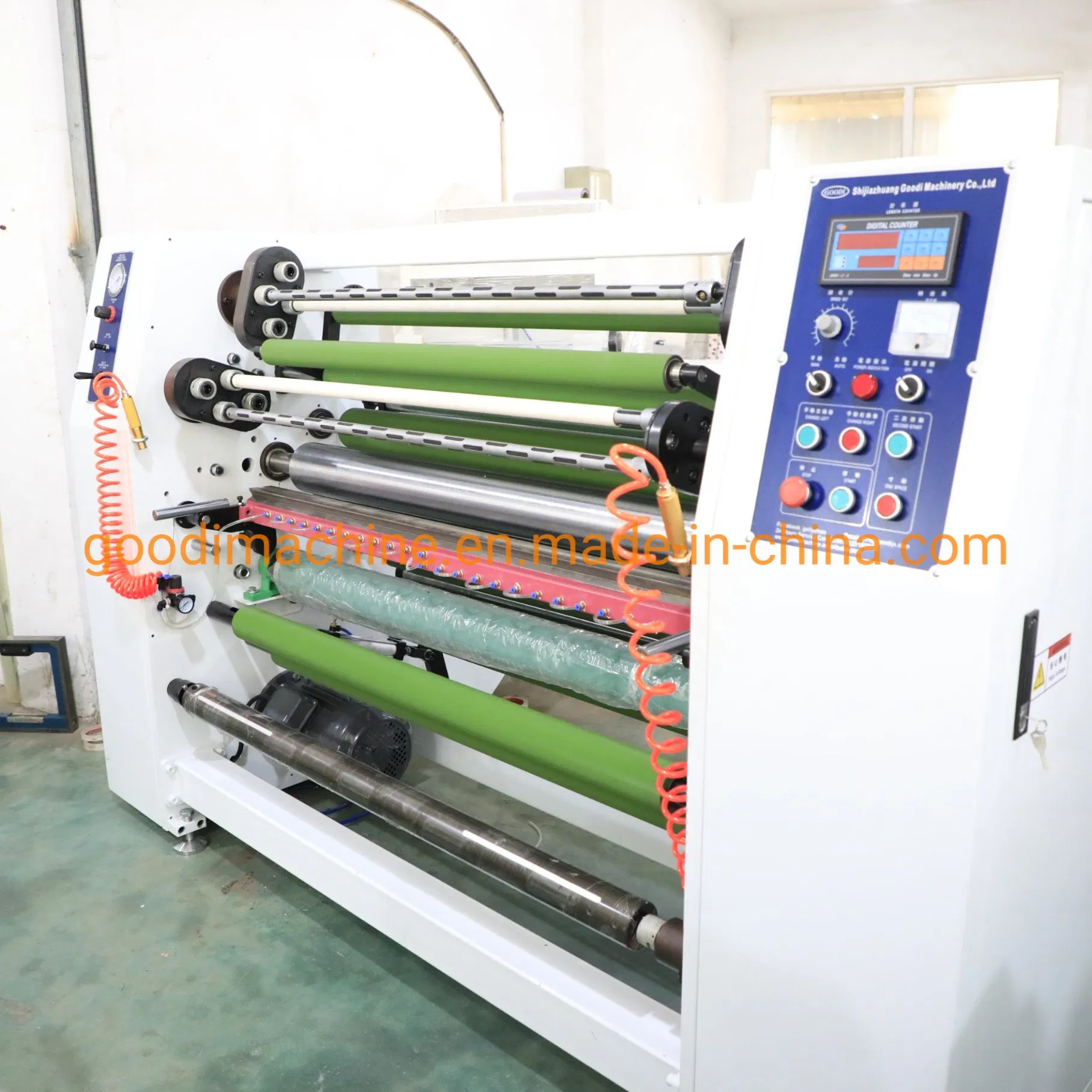 Medical Wound Dressing Surgical Plaster Making Machine Zinc Oxide Tape Slitter Rewinder