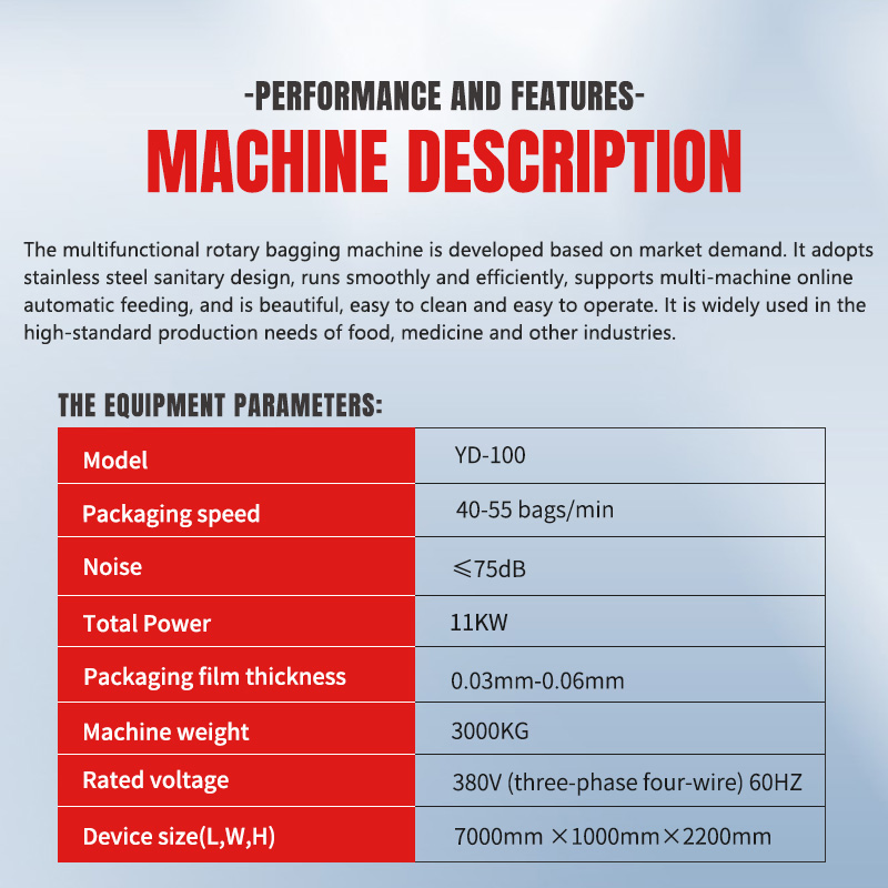 High-Speed Rotary Bagging Machine for Household &amp; Beauty Wipes Cosmetics, Maternal &amp; Medical Disposable Products Packaging Line,