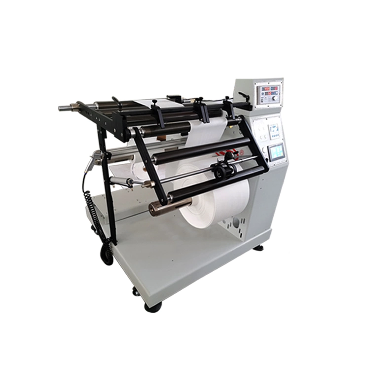 Paper Plastic Film Nonwoven Fabric Medical Gauze Automatic Roll to Roll Edge Control Rewinding Machine