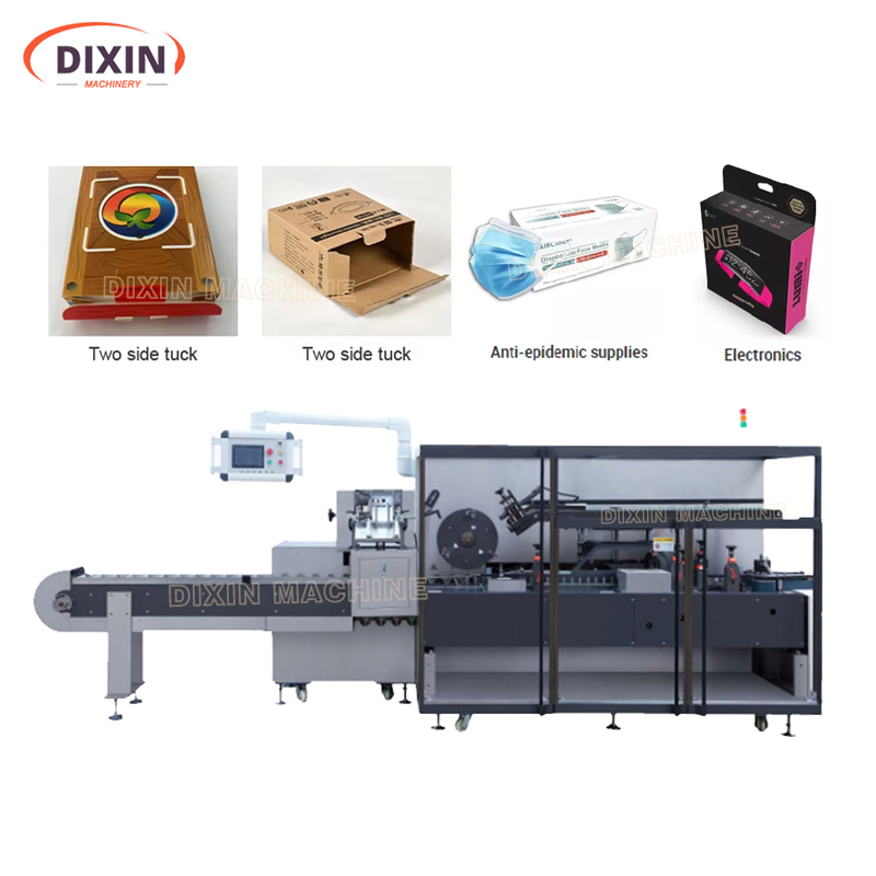 Cosmetic Cartoner Facial Mask Box kN94 KN95 Surgical Facemask FFP2 Cartoning Packing Packaging Machine