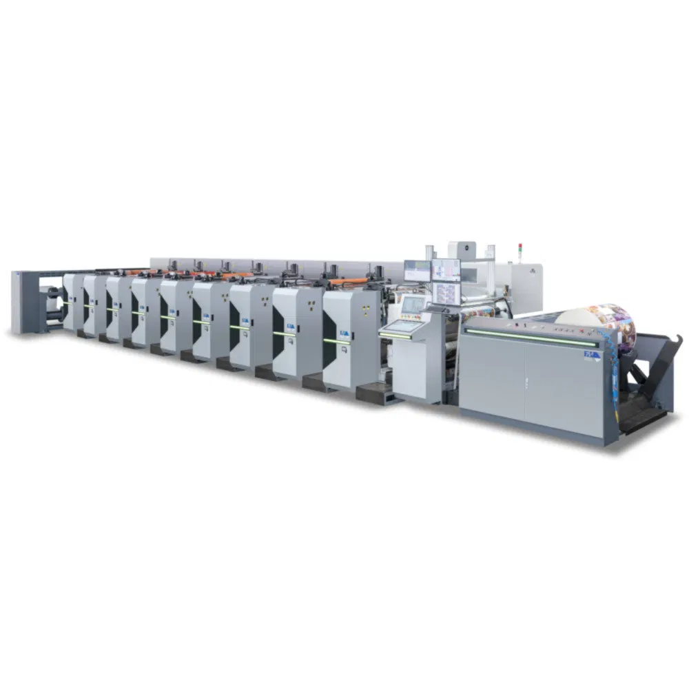 Smooth Paper Feeding Sleeve Type Non-Woven Fabric Flexo Printing Machine for Beauty Product