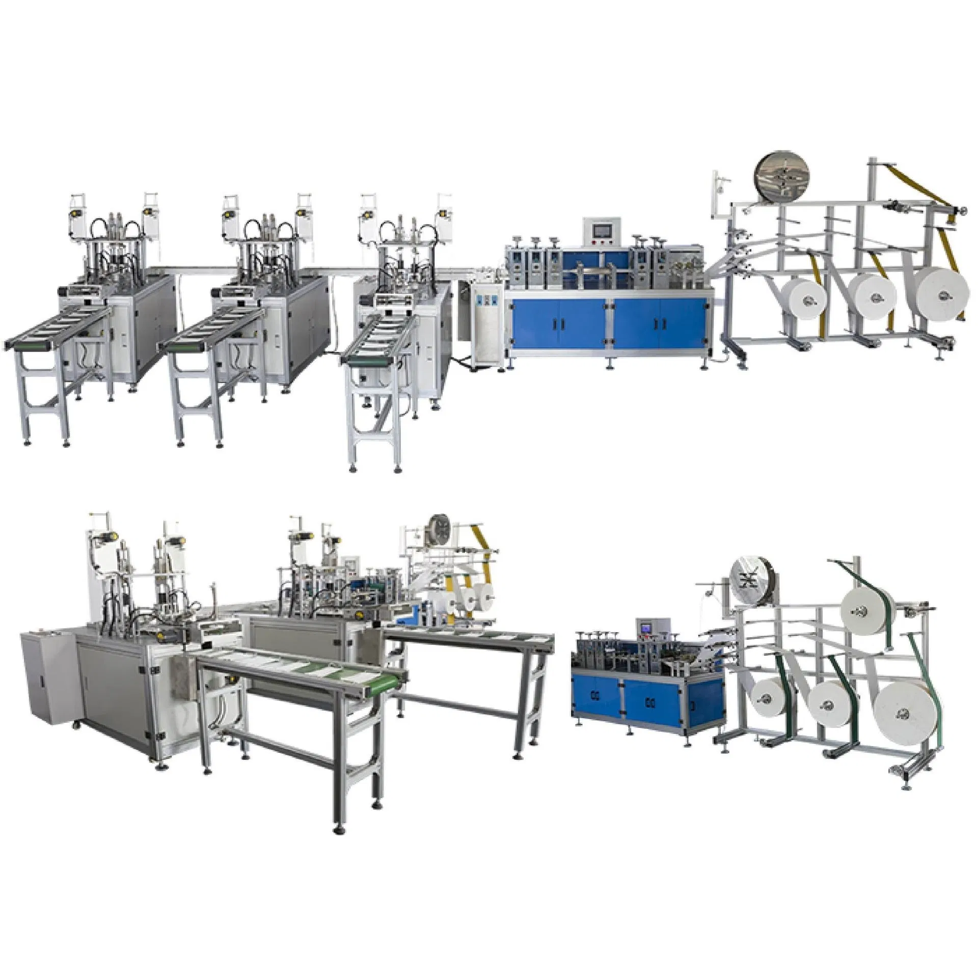 Antivirus Flat Type Face Mask Making Machine