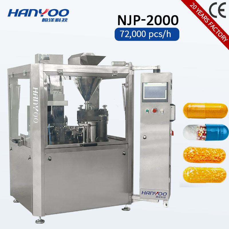 Hanyoo Njp-2000 Pharmaceutical Machinery High Speed Quality Medical Capsule Filling Machine Capsule Making Machine